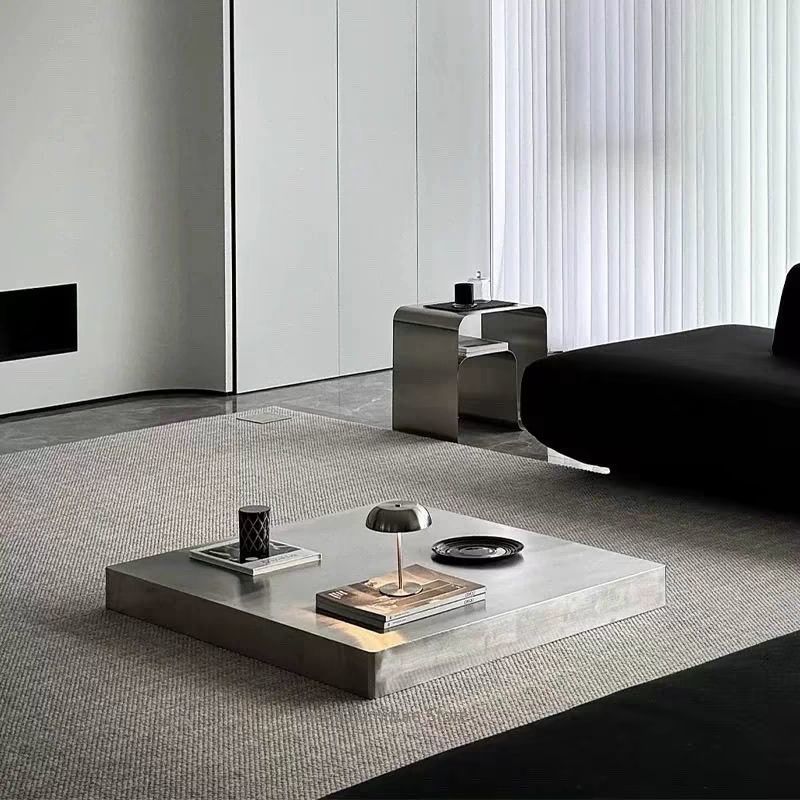 Desk Setup Minimalist - Nordic Creative Design Stainless Steel Corner