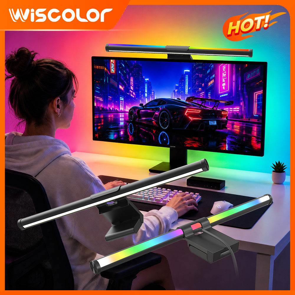 Setup Desk Monitor - Wifi Lightbar Monitor Light Bar Lamp