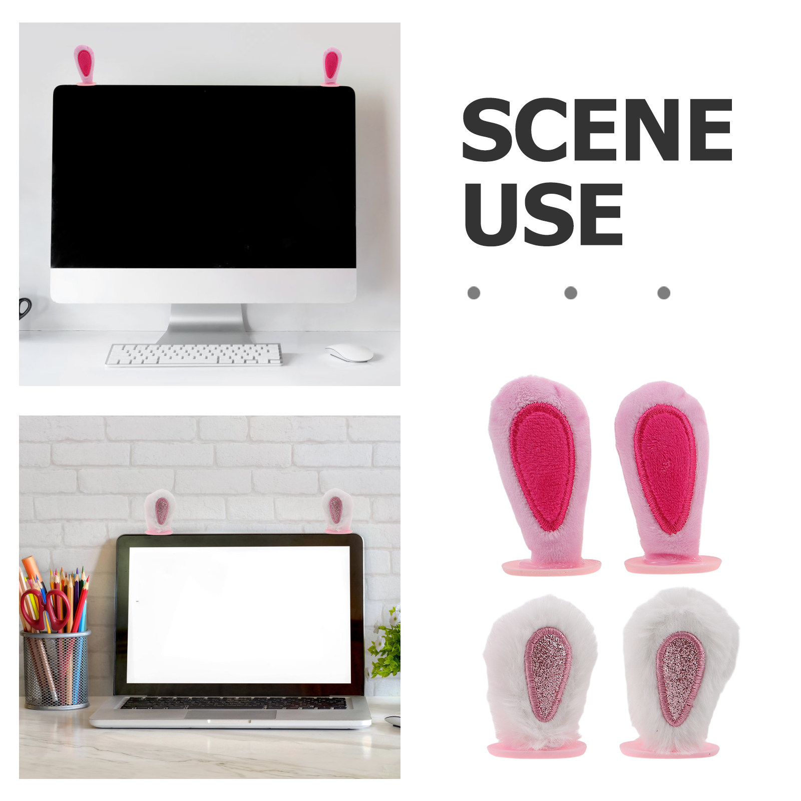 2Pairs Computer Monitor Decor  - огляд і ціна Setup Desk Monitor