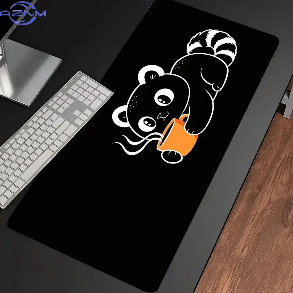 Cute Line Art Cat Hold Coffee  - огляд і ціна Desk Setup Pc And Laptop