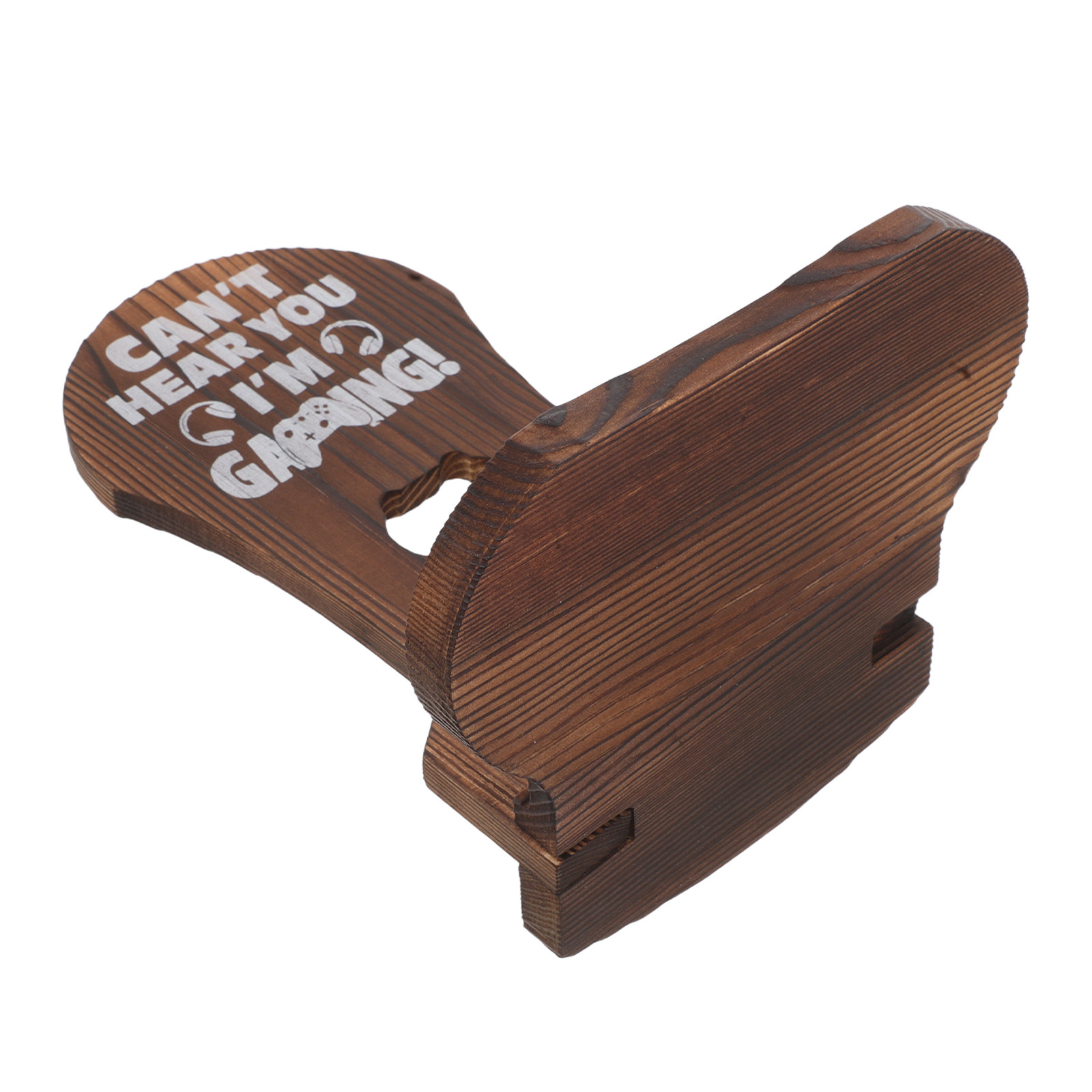 Gaming Headphone Stand Wood De - огляд і ціна Desk Setup Minimalist