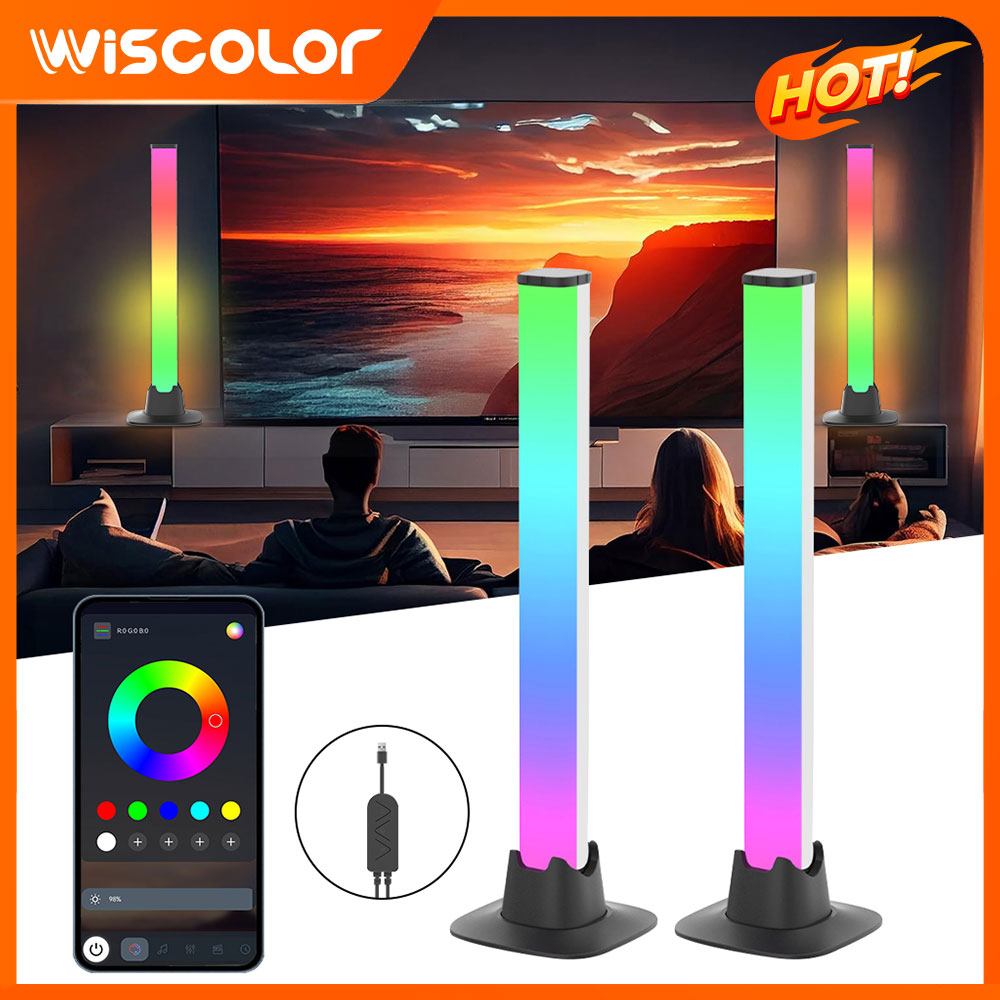 Desktop Setup RGB LED Lights B - огляд і ціна Desk Setup With Tv