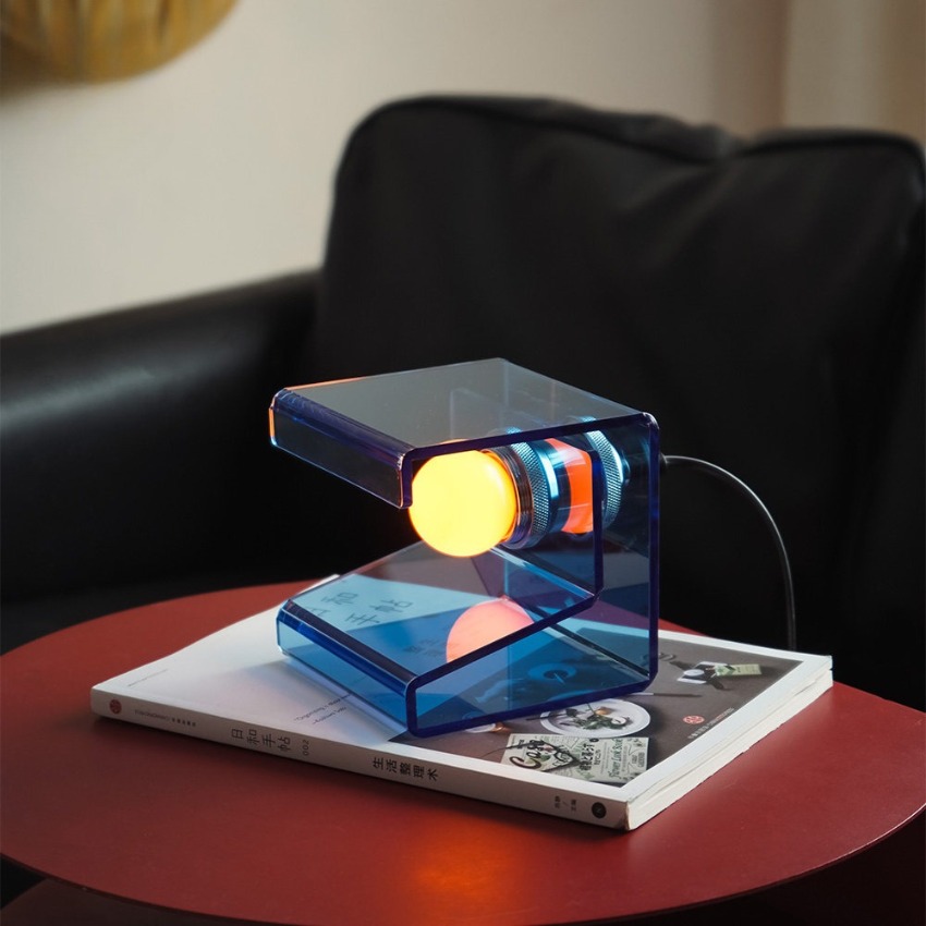 Modern Acrylic Cube Table Lamp - огляд і ціна Desk Setup Minimalist