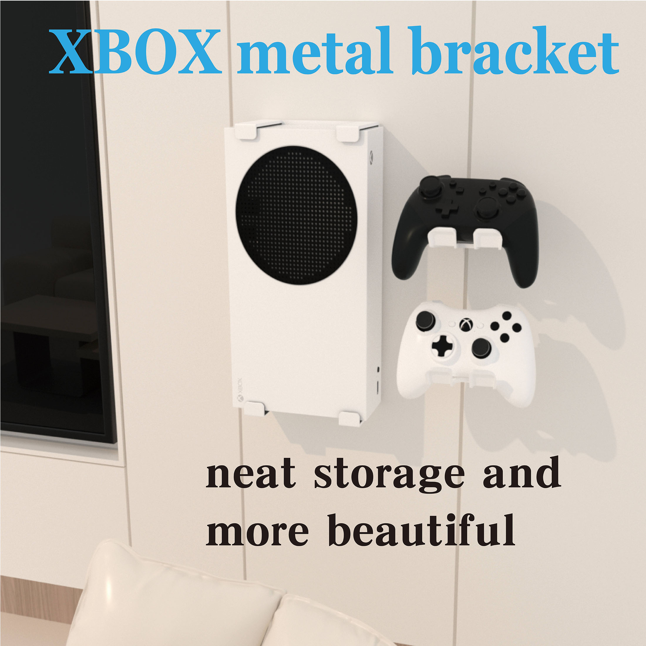 Wall Mount Holer for Xbox Seri - огляд і ціна Desk Setup Xbox