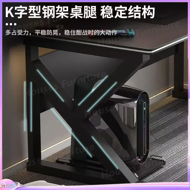 Cafe Metal Gaming Desk Black M - огляд і ціна Desk Setup L Shaped