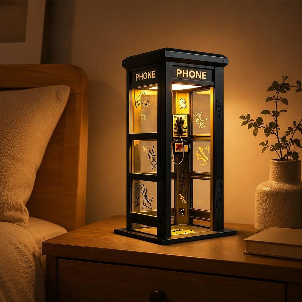 Retro Graffiti Phone Booth Tab - огляд і ціна Desk Setup Lamp