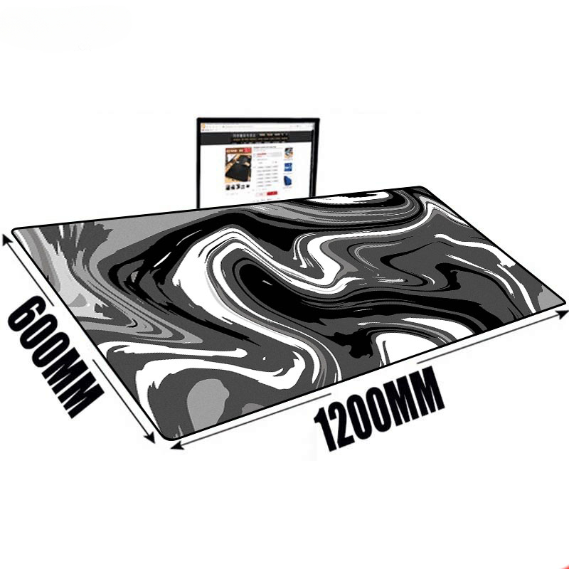 Large Mat Mouse Pad Fluid Art  - огляд і ціна Desk Setup Pc And Laptop