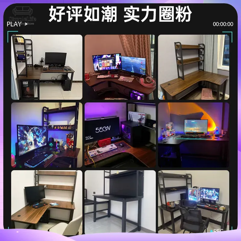 Corner Gaming Desk Computer De - огляд і ціна Desk Setup L Shaped