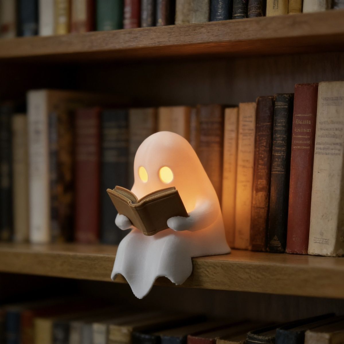 Cute Reading Ghost Led Night L - огляд і ціна Desk Setup Lamp