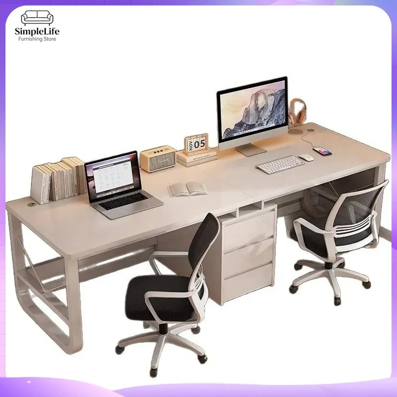 Double Computer Desk for Home  - огляд і ціна Desk Setup L Shaped