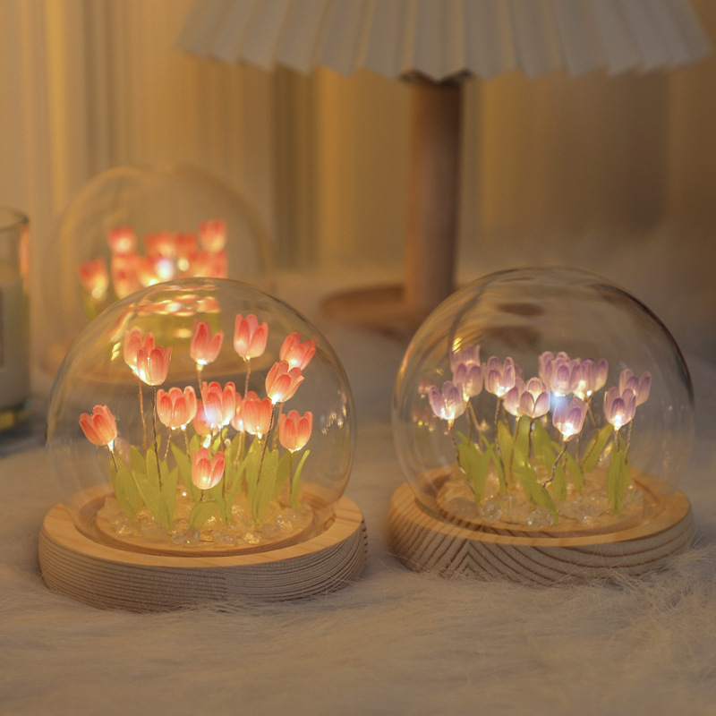 Handmade Tulip Night Lght Hand - огляд і ціна Desk Setup Lamp
