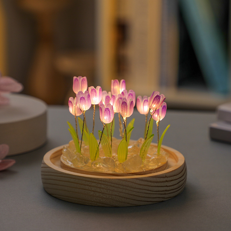 Handmade Tulip Night Lght Hand - огляд і ціна Desk Setup Lamp