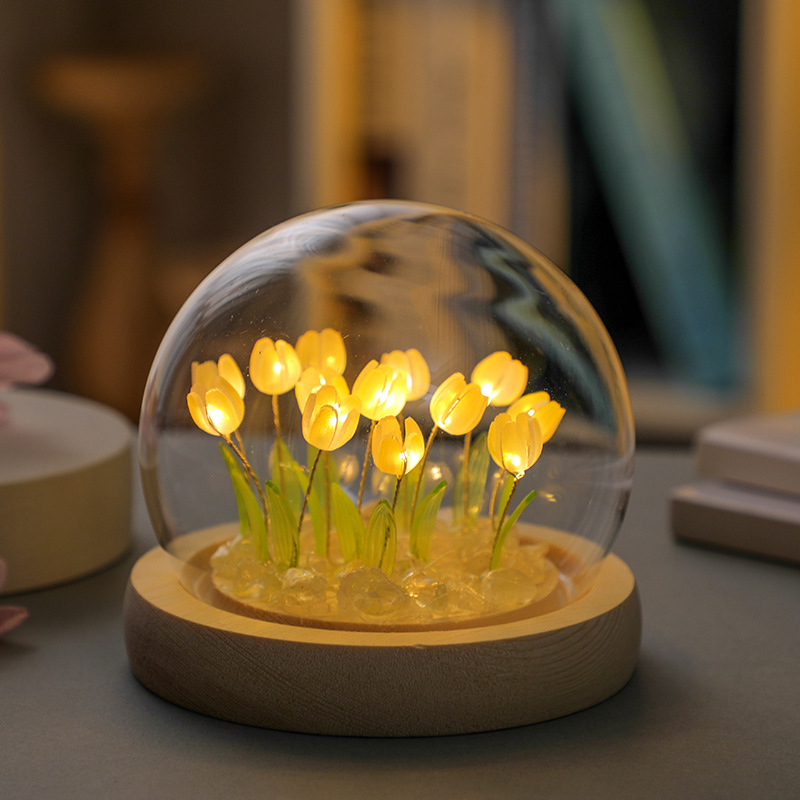 Handmade Tulip Night Lght Hand - огляд і ціна Desk Setup Lamp