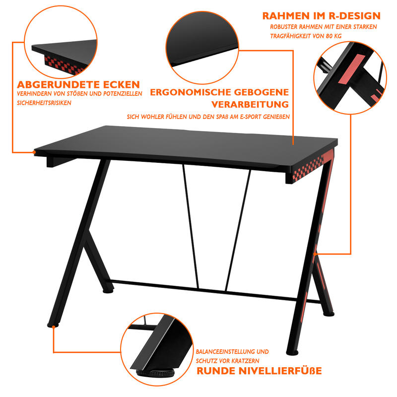 Modern Ergonomic Computer Desk - огляд і ціна Desk Setup L Shaped