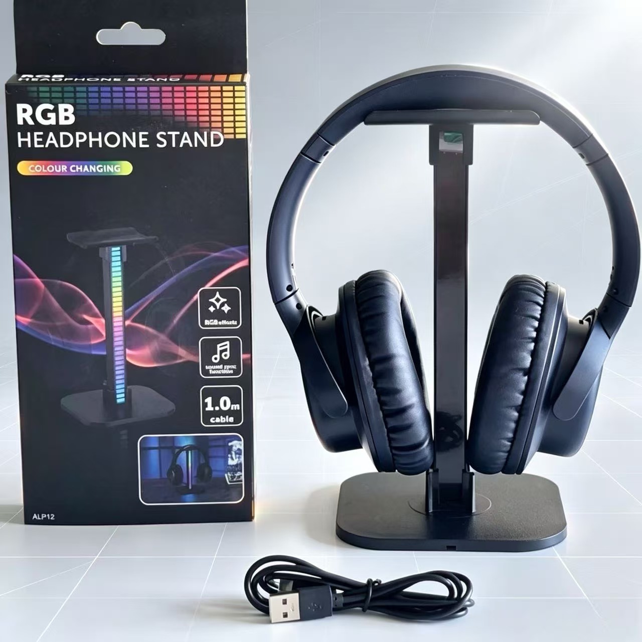 USB Gaming Headphone Stand RGB - огляд і ціна Desk Setup Lamp