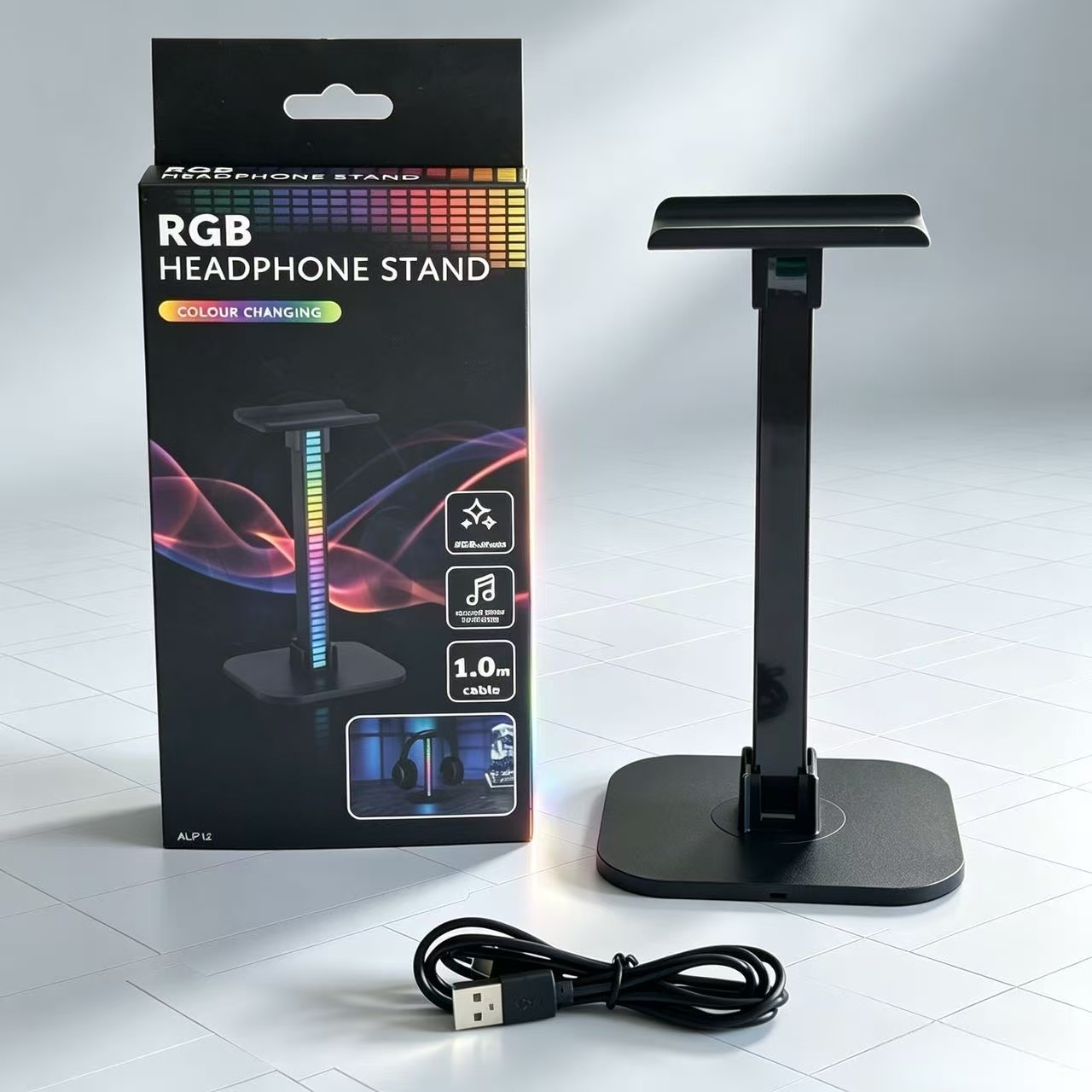 USB Gaming Headphone Stand RGB - огляд і ціна Desk Setup Lamp